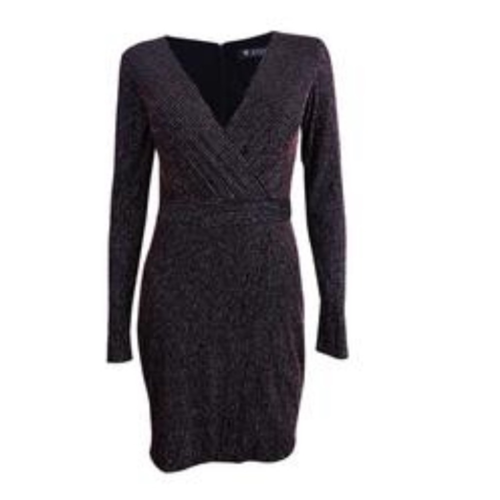 GUESS - beautiful metallic striped long sleeve - size 0